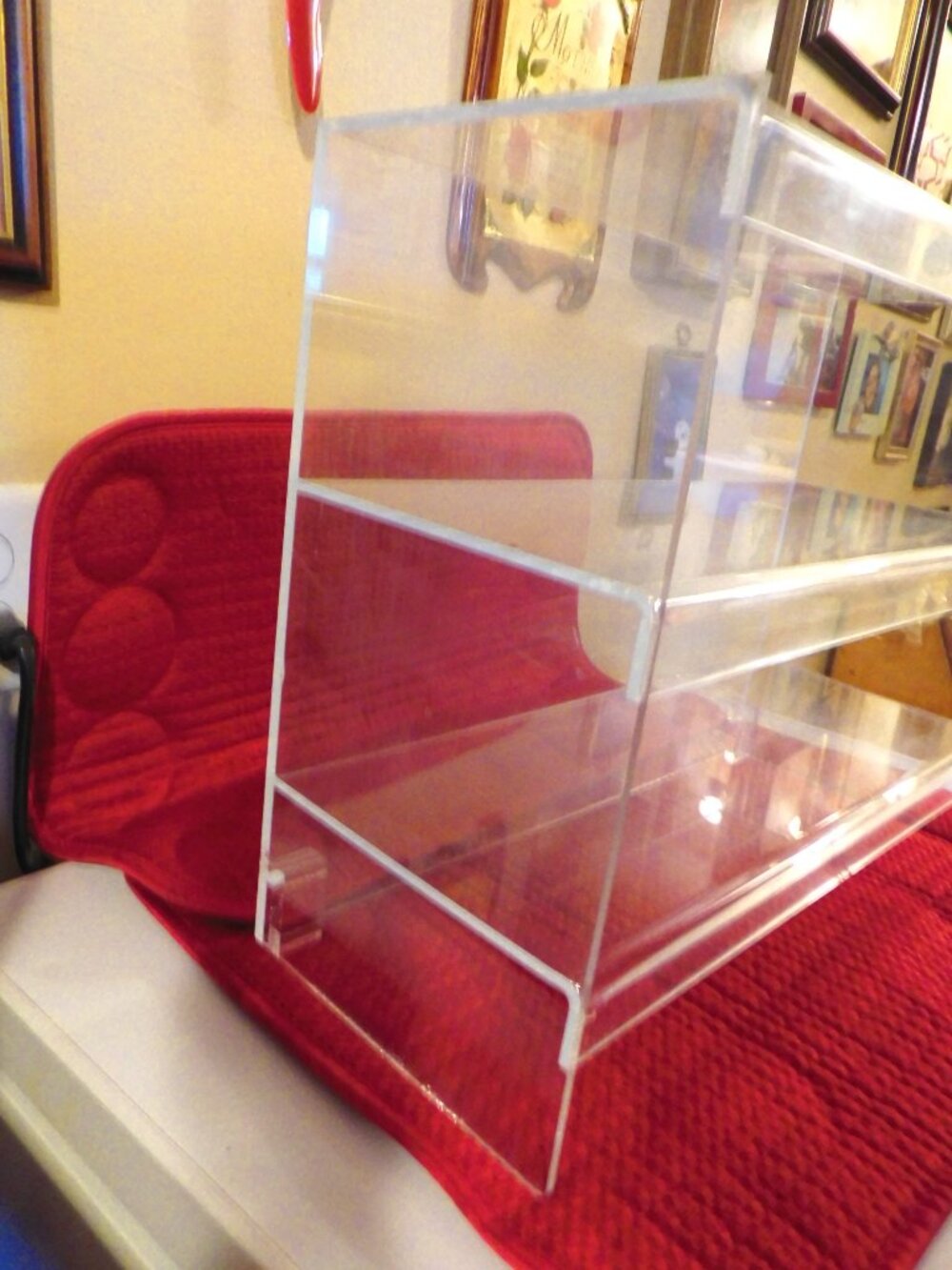 THICK ACRYLIC ORGANIZER - ON DESK, CLOSET, ETC.